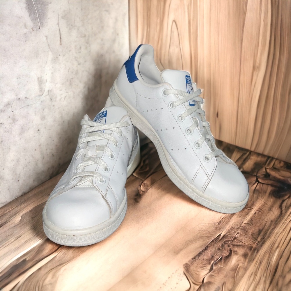 Adidas Originals Stan Smith Ortholite Trainers White Blue Skate Sneakers… - Picture 9 of 13